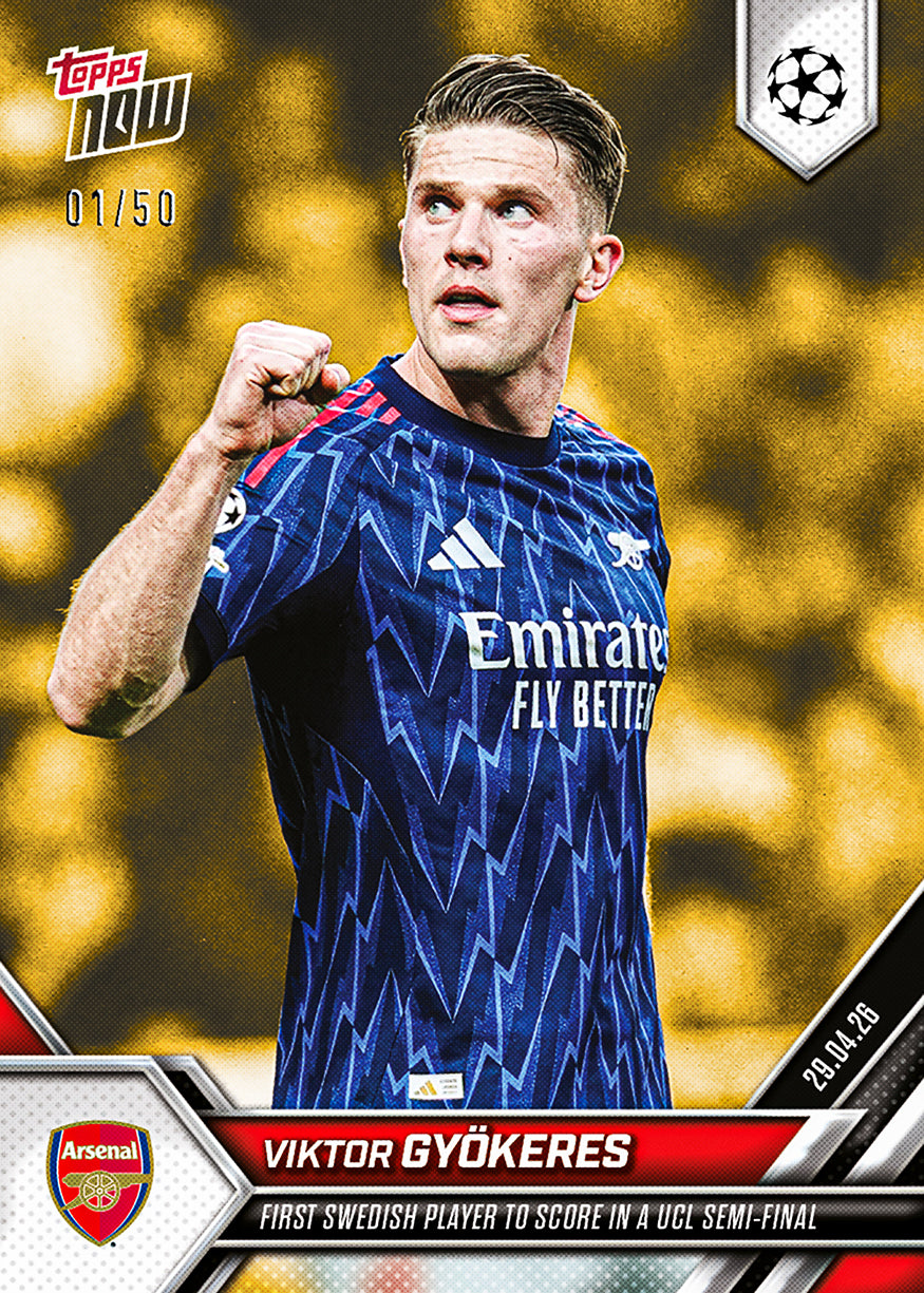 Viktor Gyökeres - 2025-26 UCL Topps NOW® - Card 131 - Image 6
