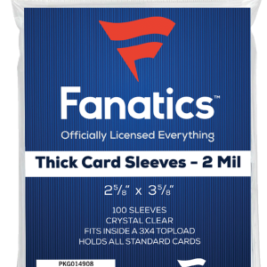 Fanatics Collectibles Thick Soft Sleeves - 100 Count