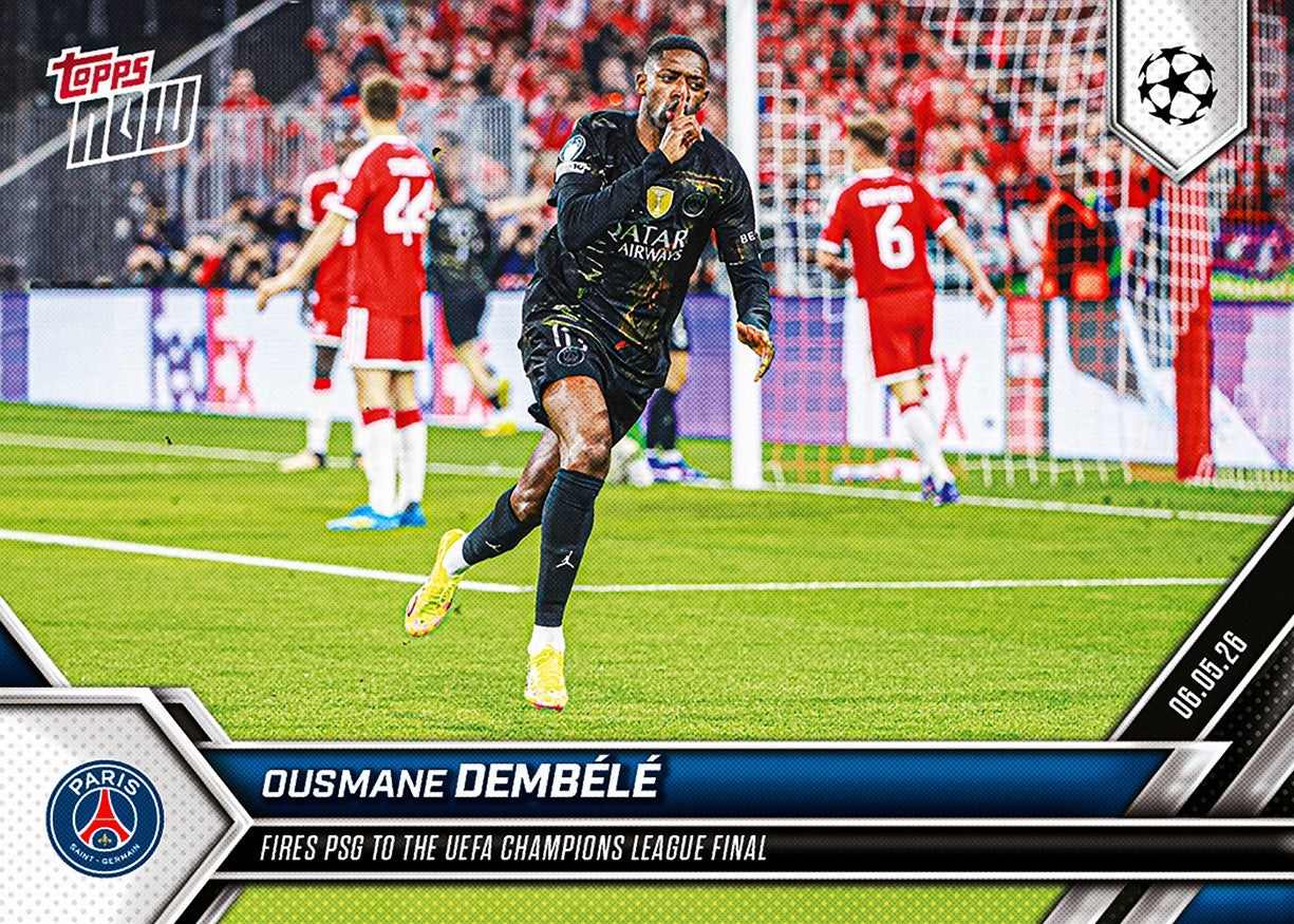 Ousmane Dembélé - 2025-26 UCL Topps NOW® - Card 136