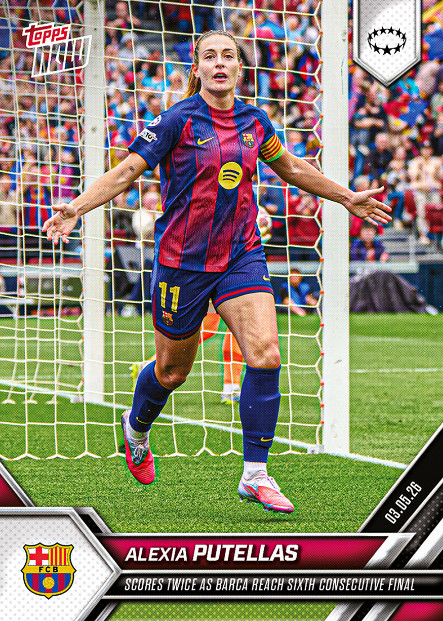 Alexia Putellas - 2025-26 UWCL Topps NOW® - Card 29