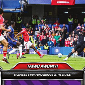 Taiwo Awoniyi - 2025-26 Premier League Topps NOW® - Card 188