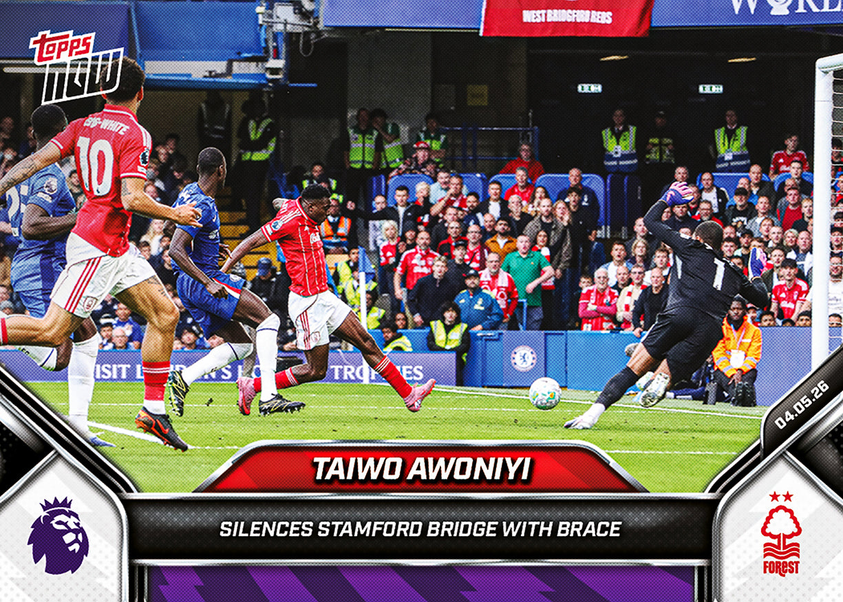 Taiwo Awoniyi - 2025-26 Premier League Topps NOW® - Card 188
