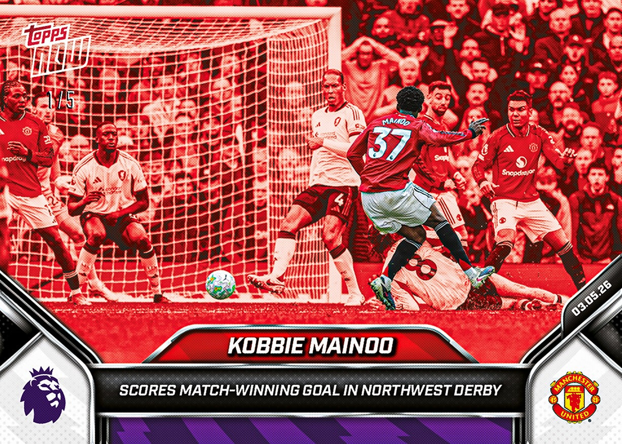 Kobbie Mainoo - 2025-26 Premier League Topps NOW® - Card 186 - Image 3
