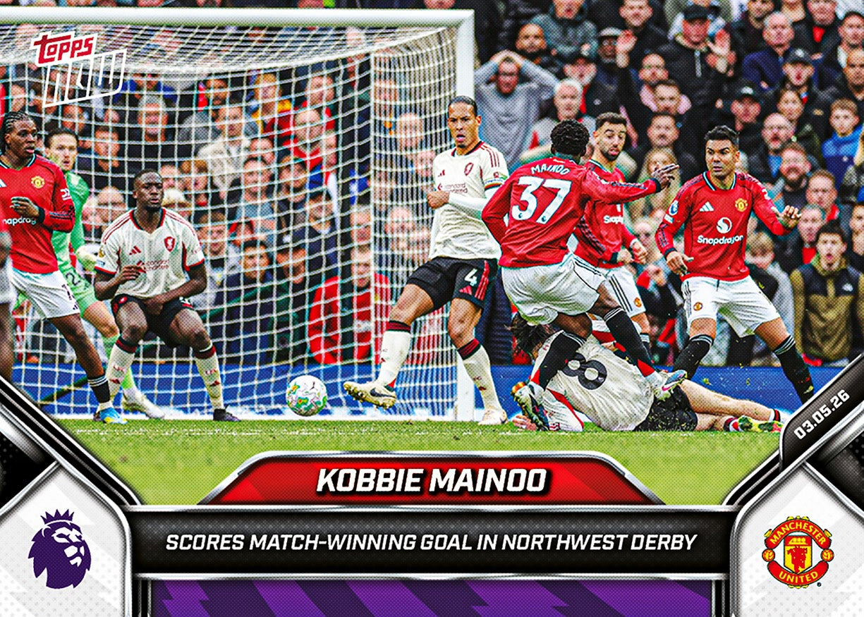 Kobbie Mainoo - 2025-26 Premier League Topps NOW® - Card 186