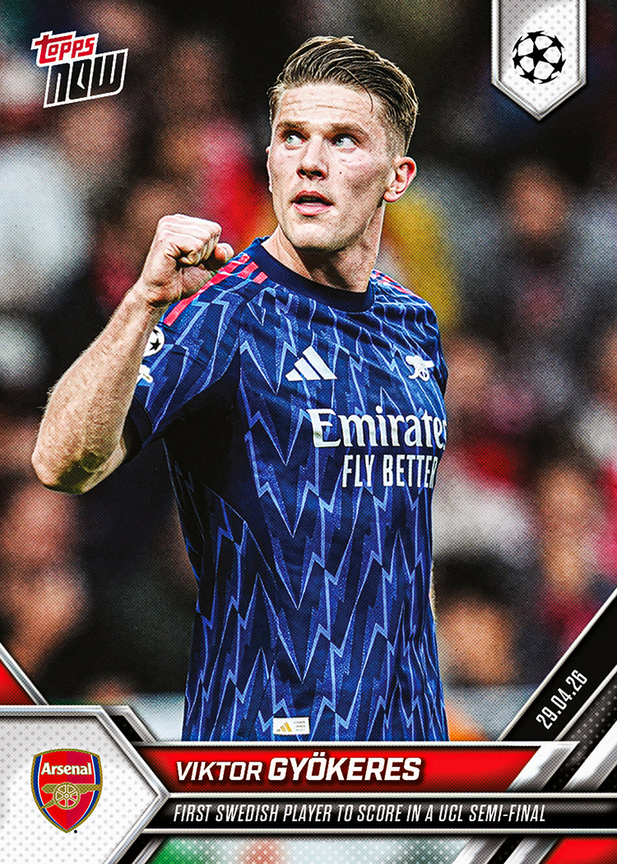Viktor Gyökeres - 2025-26 UCL Topps NOW® - Card 131