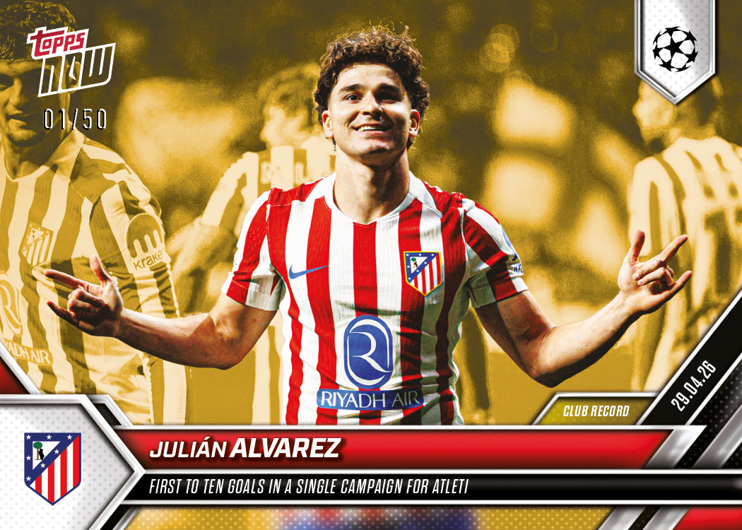 Julián Alvarez - 2025-26 UCL Topps NOW® - Card 130 - Image 6