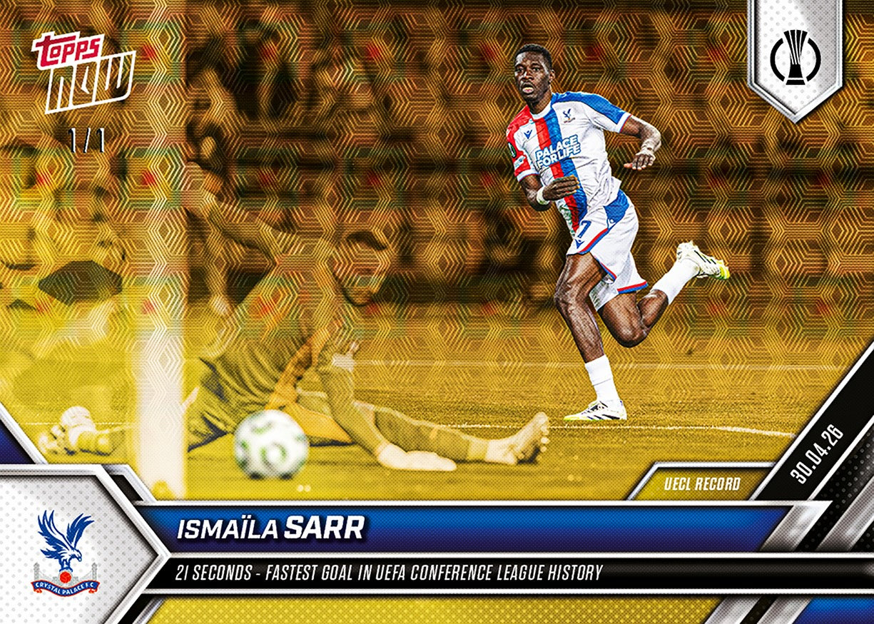Ismaïla Sarr - 2025-26 UECL Topps NOW® - Card 9 - Image 2