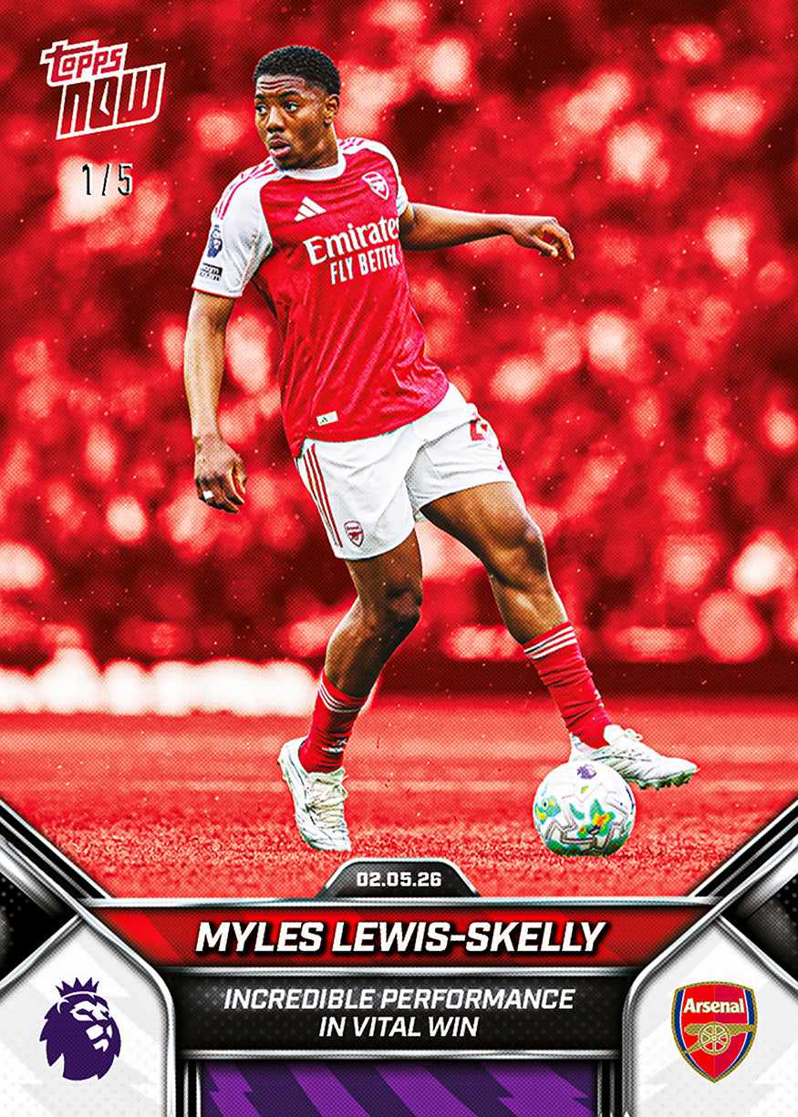 Myles Lewis-Skelly - 2025-26 Premier League Topps NOW® - Card 185 - Image 3