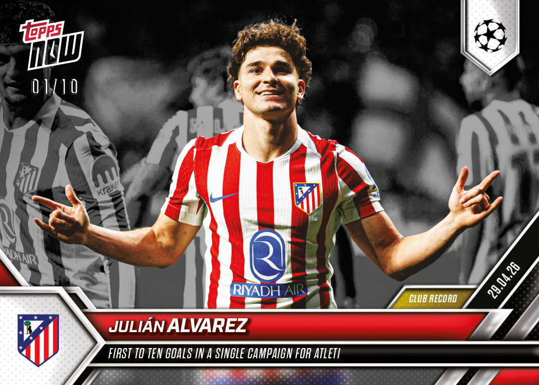 Julián Alvarez - 2025-26 UCL Topps NOW® - Card 130 - Image 4
