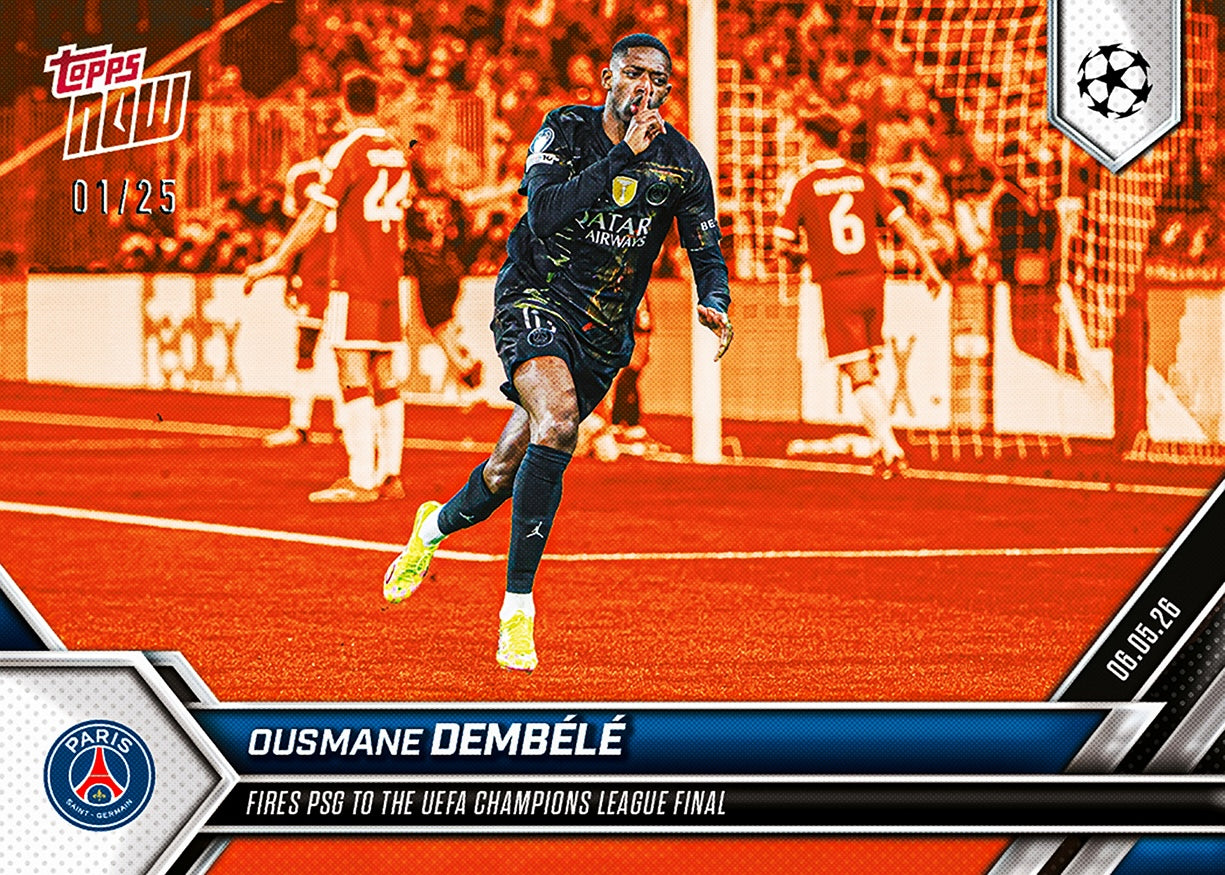 Ousmane Dembélé - 2025-26 UCL Topps NOW® - Card 136 - Image 5
