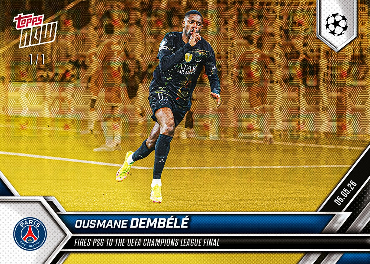 Ousmane Dembélé - 2025-26 UCL Topps NOW® - Card 136 - Image 2