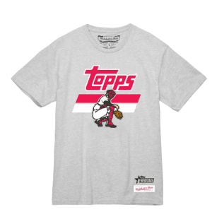 Topps Heritage Grey Stripe Catcher Tee