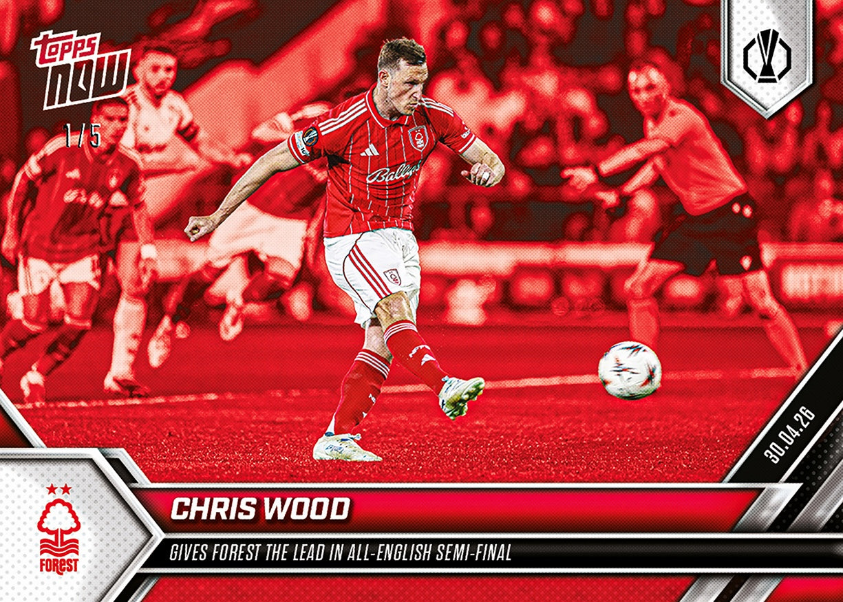 Chris Wood - 2025-26 UEL Topps NOW® - Card 29 - Image 3