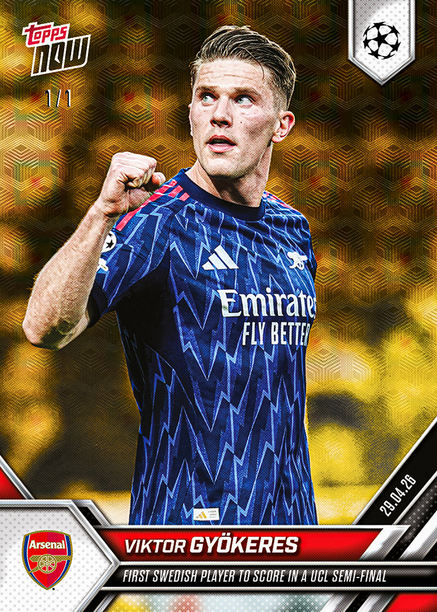 Viktor Gyökeres - 2025-26 UCL Topps NOW® - Card 131 - Image 2
