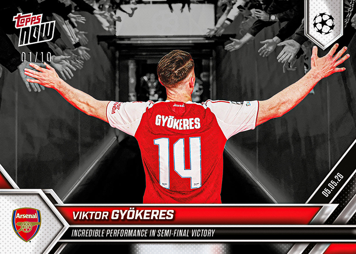 Viktor Gyökeres - 2025-26 UCL Topps NOW® - Card 133 - Image 4