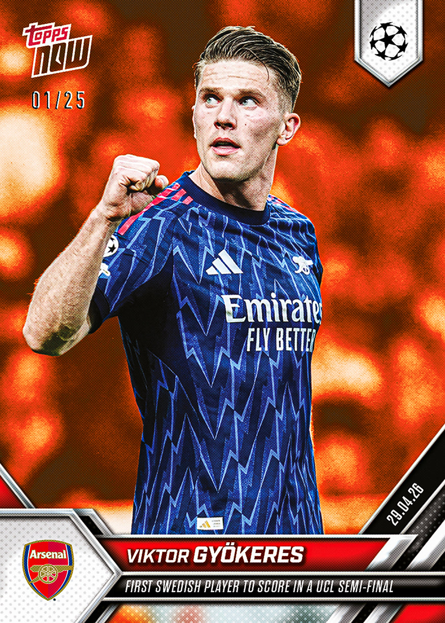 Viktor Gyökeres - 2025-26 UCL Topps NOW® - Card 131 - Image 5