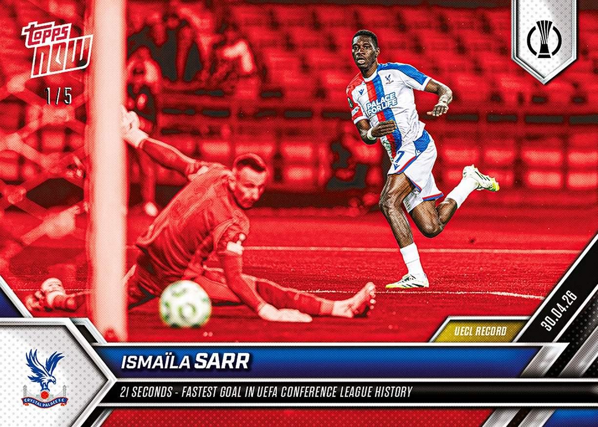 Ismaïla Sarr - 2025-26 UECL Topps NOW® - Card 9 - Image 3