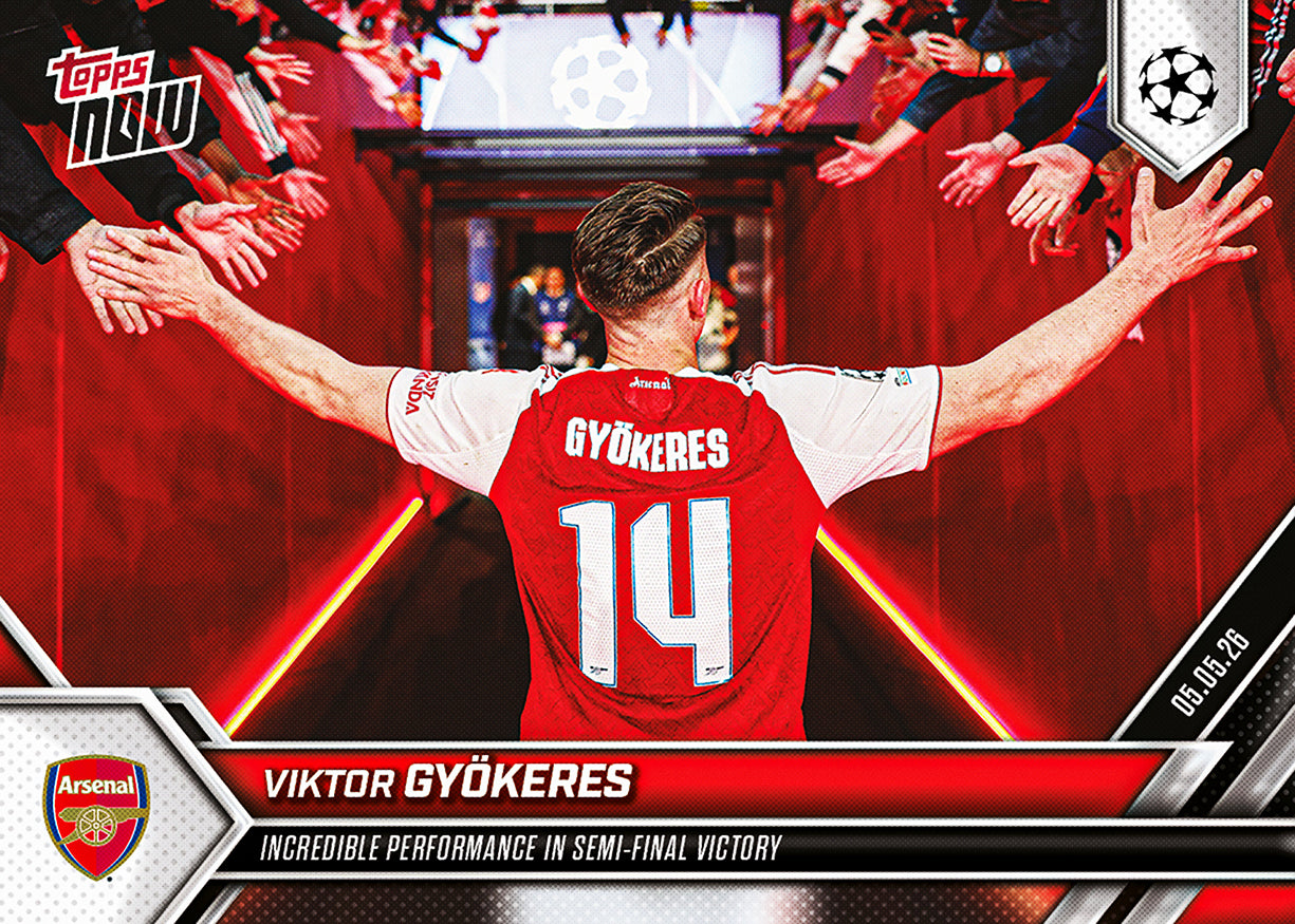 Viktor Gyökeres - 2025-26 UCL Topps NOW® - Card 133