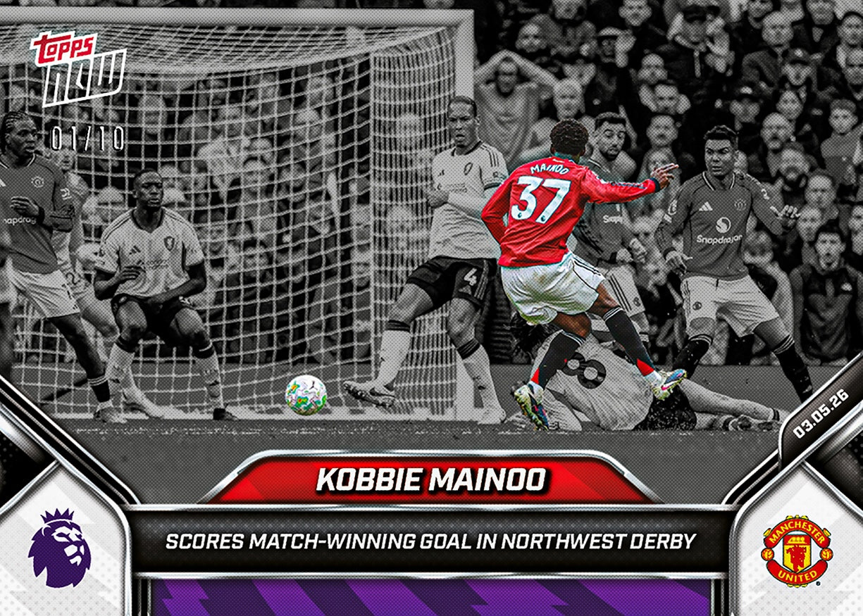 Kobbie Mainoo - 2025-26 Premier League Topps NOW® - Card 186 - Image 4
