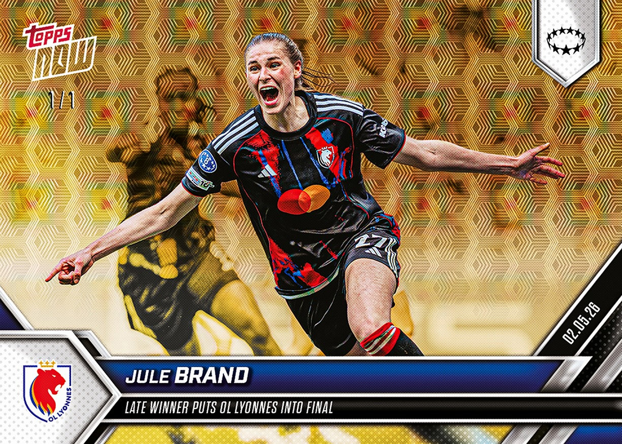 Jule Brand - 2025-26 UWCL Topps NOW® - Card 28 - Image 2