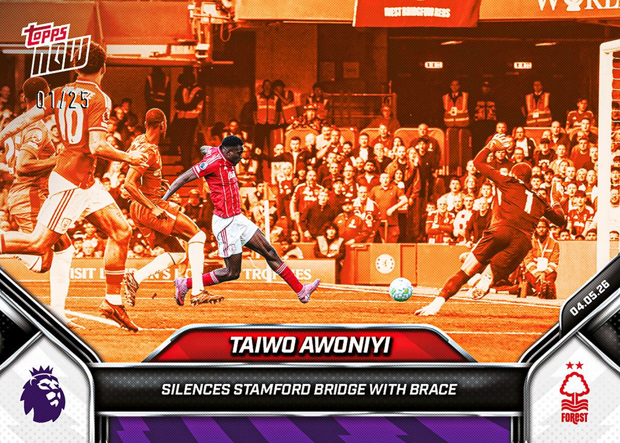 Taiwo Awoniyi - 2025-26 Premier League Topps NOW® - Card 188 - Image 5