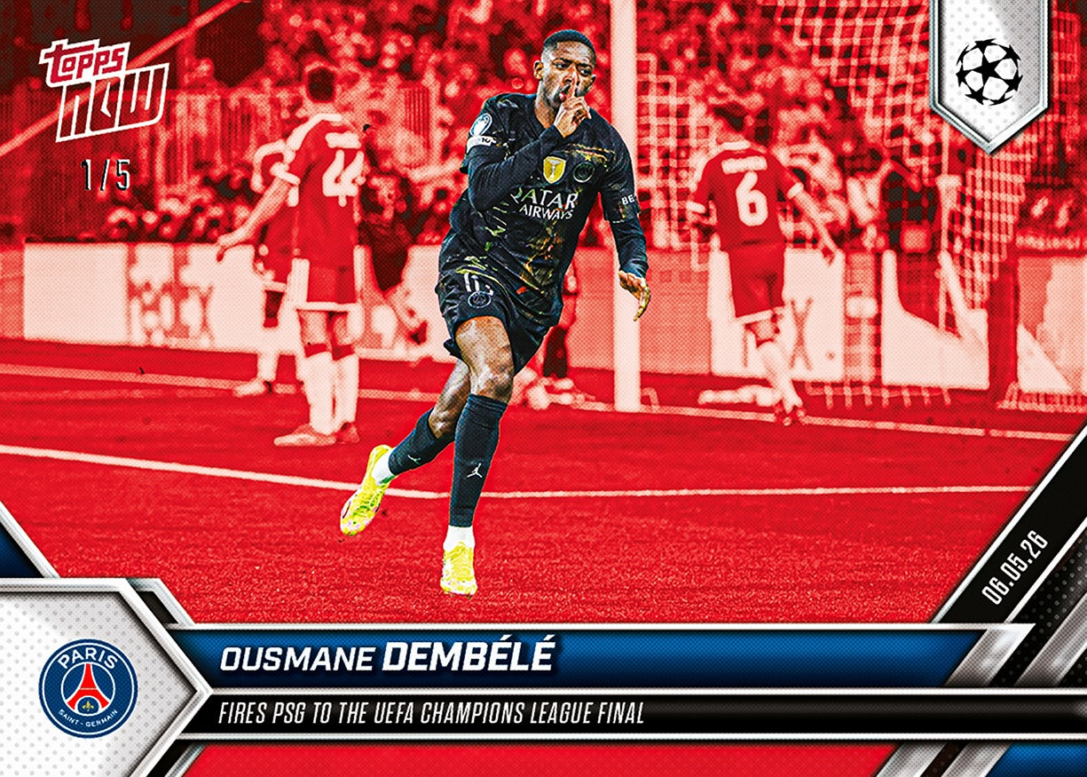 Ousmane Dembélé - 2025-26 UCL Topps NOW® - Card 136 - Image 3