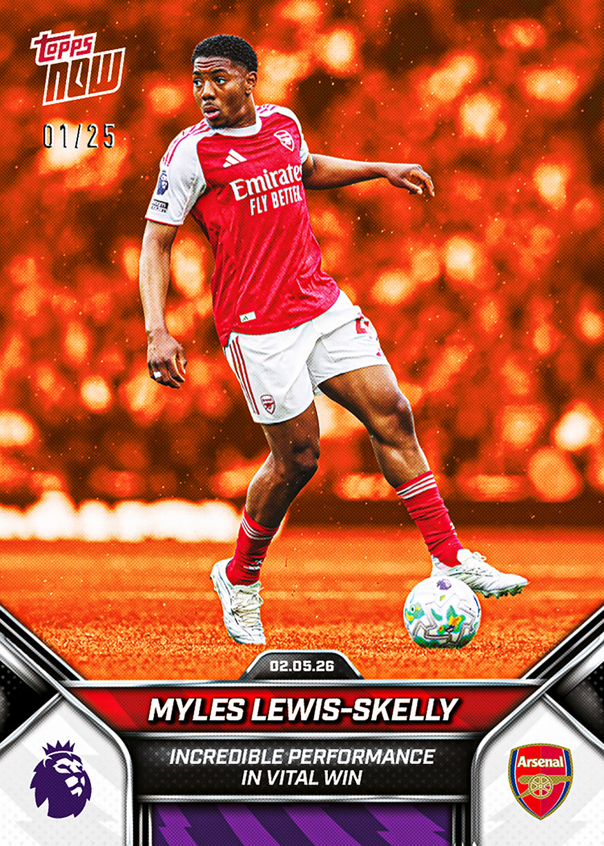Myles Lewis-Skelly - 2025-26 Premier League Topps NOW® - Card 185 - Image 5