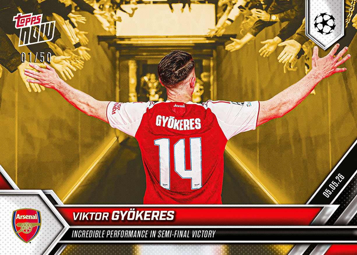 Viktor Gyökeres - 2025-26 UCL Topps NOW® - Card 133 - Image 6